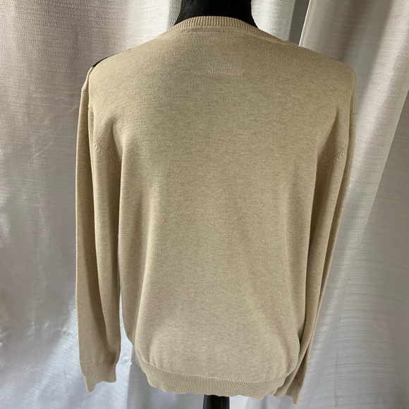 Cotton long sleeved argyle sweater - Picture 8 of 10